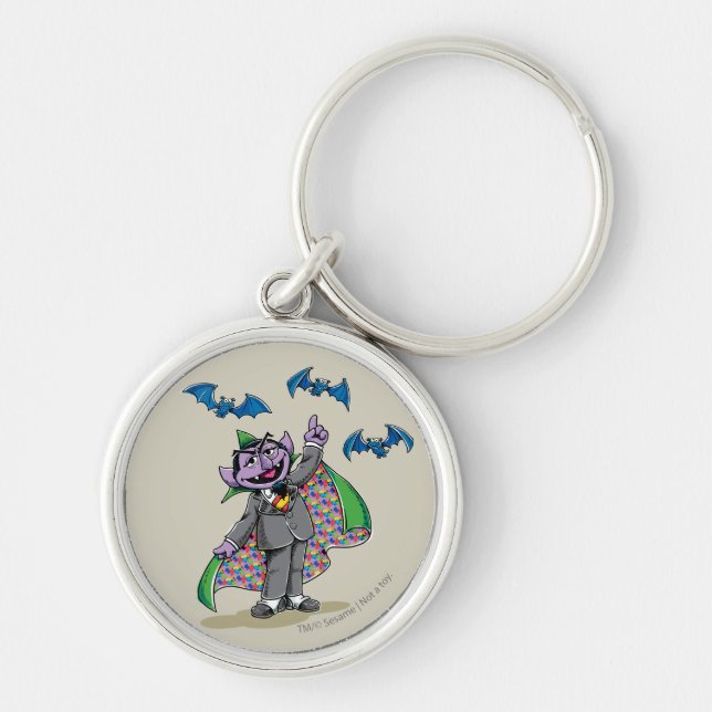 Vintage Count von Count Key Ring (Front)