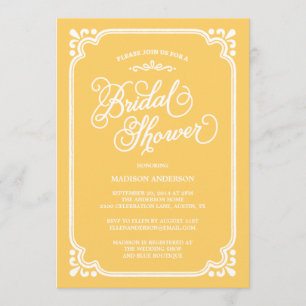 Vintage Country Bridal Shower Invitation