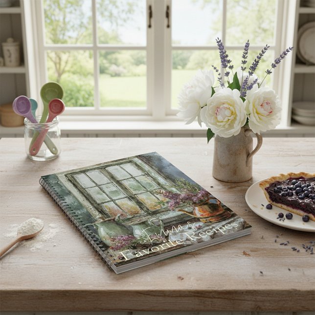 Vintage country kitchen personalised recipe notebook (Creator Uploaded)