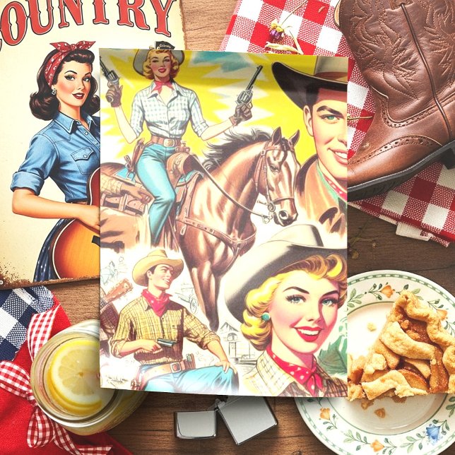 Vintage Country Seamless Illustration Tissue Paper (Creator Uploaded)