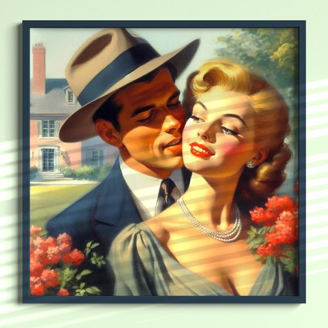 Vintage Couple Oil Painting Poster (Creator Uploaded)