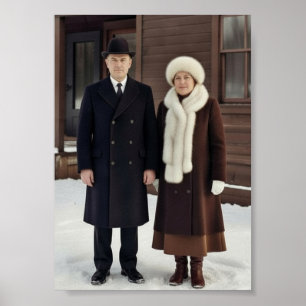 Vintage Couple Poster