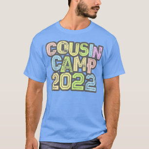 Vintage COUSIN CAMP 2022 Funny Grandma Grandpa Ree T-Shirt