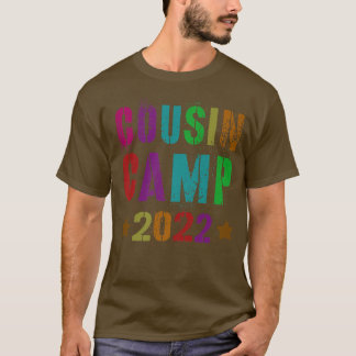 Vintage COUSIN CAMP 2022 Funny Grandma Grandpa Ree T-Shirt