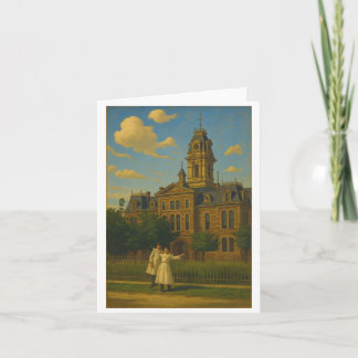 Vintage Couthouse Thank You Card