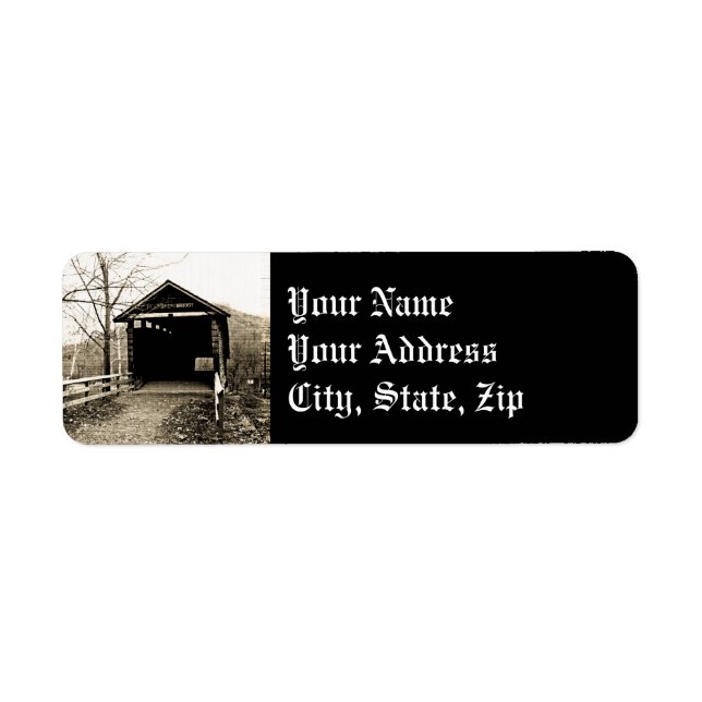 Vintage Covered Bridge (Front)