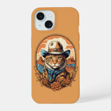 Vintage Cowboy Cat Design