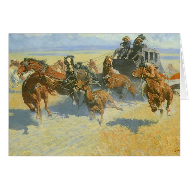 Vintage Cowboy, Downing the Nigh Leader, Remington (Front Horizontal)