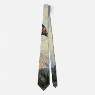 Vintage Cowboy, Sentinel of the Plains By Dunton Tie