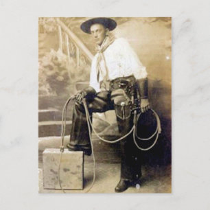 Vintage Cowboys 20 Postcard