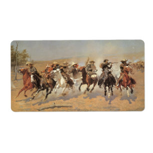Vintage Cowboys, A Dash For Timber by Remington