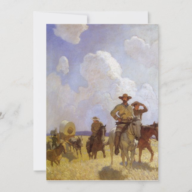 Vintage Cowboys, The Parkman Outfit by NC Wyeth (Front)