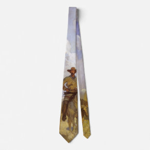 Vintage Cowboys, The Parkman Outfit by NC Wyeth Tie