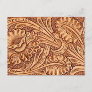 vintage cowgirl fashion southwestern leather postcard