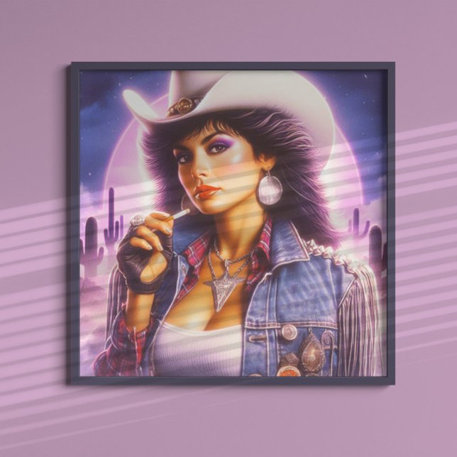 Vintage Cowgirl Poster (Creator Uploaded)
