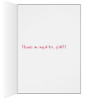 Vintage Cowgirl Thank You Card