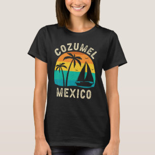 Vintage Cozumel Mexico Sunset  Matching Family Vac T-Shirt