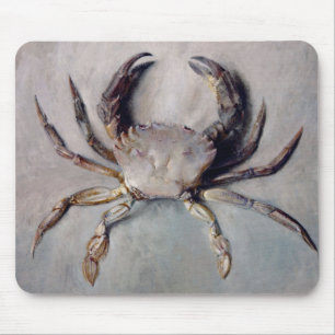 Vintage Crab Painting Mouse Pad
