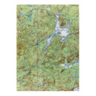 Vintage Cranberry Lake New York Topographical Map