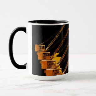 VINTAGE CRANE CRANE OPERATOR MAP OF EUROPE MUG