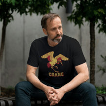 Vintage Crane Martial Arts Design - Retro Style