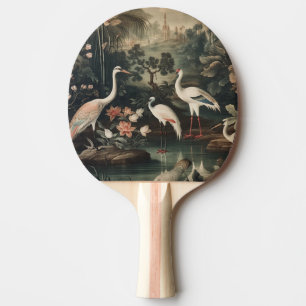 vintage cranes and palaces in the tropics ping pong paddle