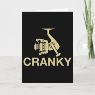 Vintage Crankit Fishing Lure Cranky Funny Fisher M Card