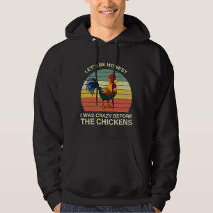 Vintage Crazy Chicken Lover Chicken Lovers F Hoodie