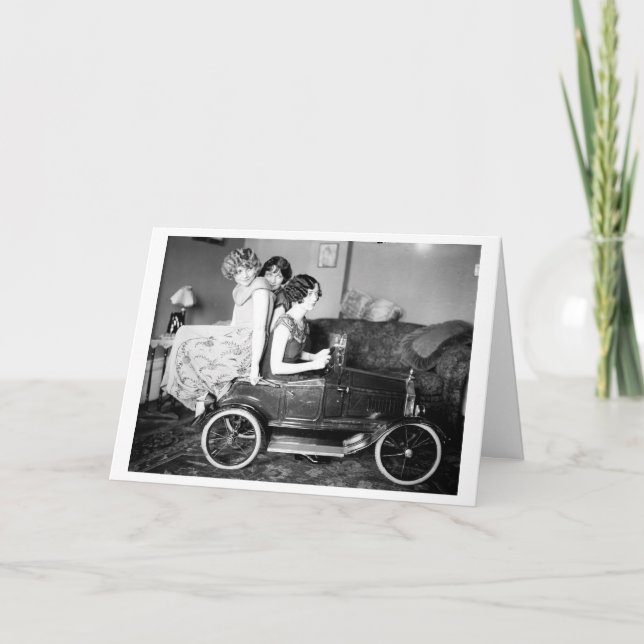 Vintage - Crazy Friends, Card (Front)