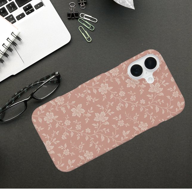 Vintage Cream Florals – Elegant Romantic  iPhone Case (Creator Uploaded)