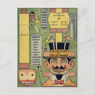 Vintage Creepy Cutout Postcard