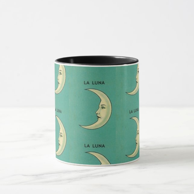 Vintage crescent moon mug (Center)