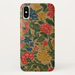 Vintage Crewel Floral Embroidery Pattern Case-Mate iPhone Case
