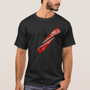 Vintage Cricket Trinidad Flag Trinidadian Pride T-Shirt