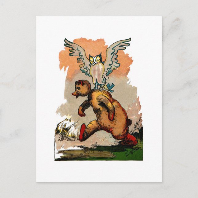 Vintage Critters Tin Woodman Postcard (Front)