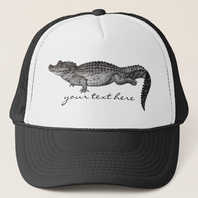 Vintage Crocodile Hat (Front)