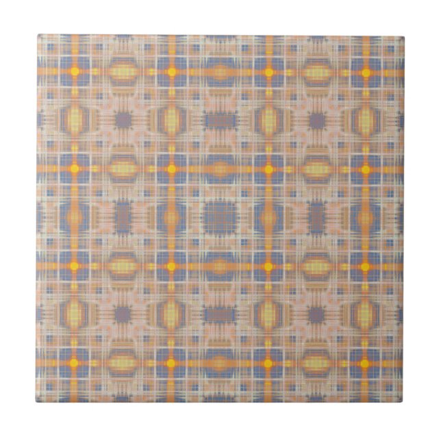 Vintage crosses pattern tile (Front)