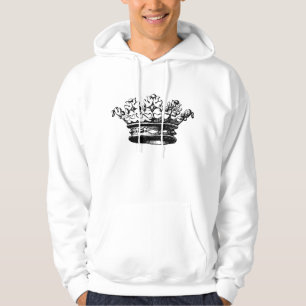 Vintage Crown - Black Hoodie