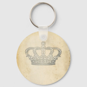 Vintage Crown Key Ring