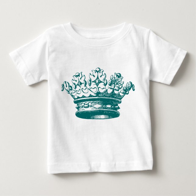 Vintage Crown - Moss Green Baby T-Shirt (Front)