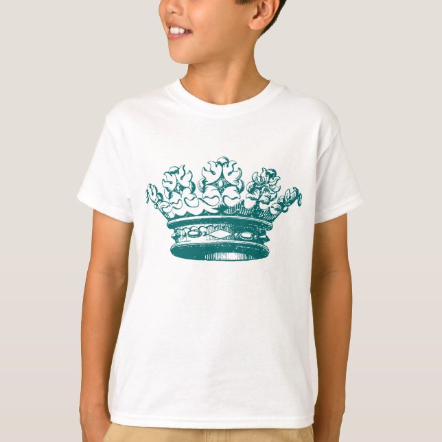 Vintage Crown - Moss Green T-Shirt (Front)