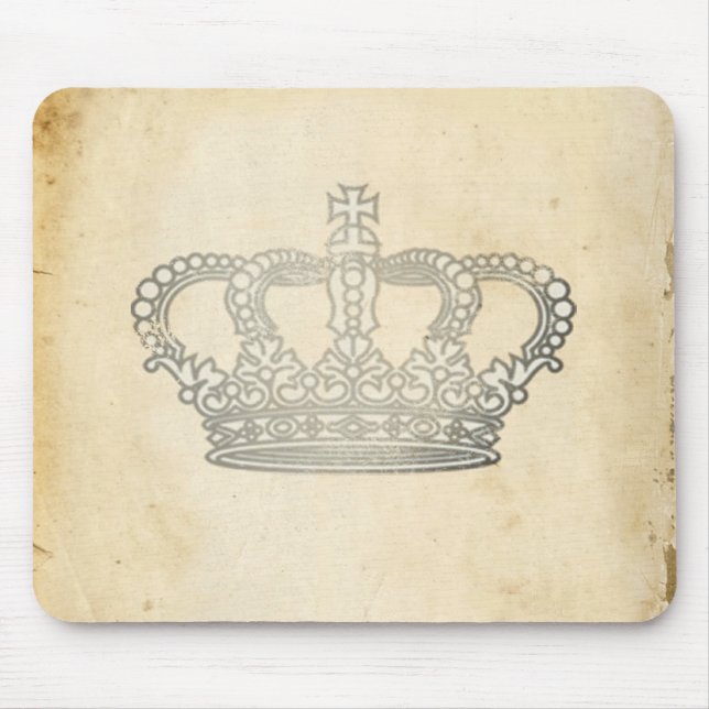 Vintage Crown Mouse Pad (Front)