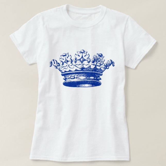 Vintage Crown - Navy T-Shirt (Design Front)
