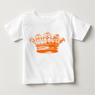 Vintage Crown - Orange Baby T-Shirt
