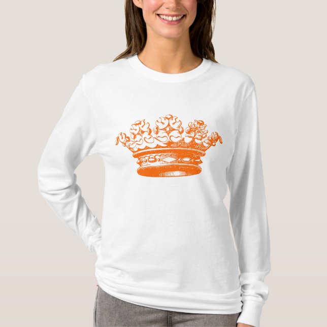 Vintage Crown - Orange T-Shirt (Front)
