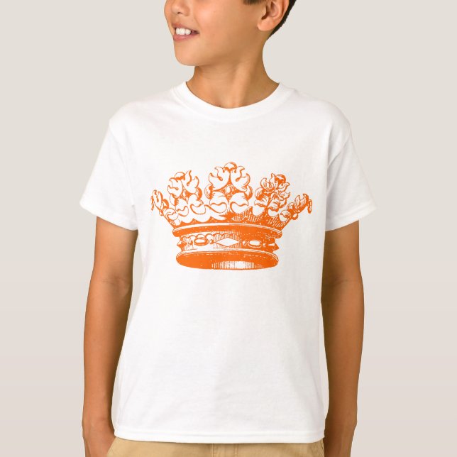 Vintage Crown - Orange T-Shirt (Front)