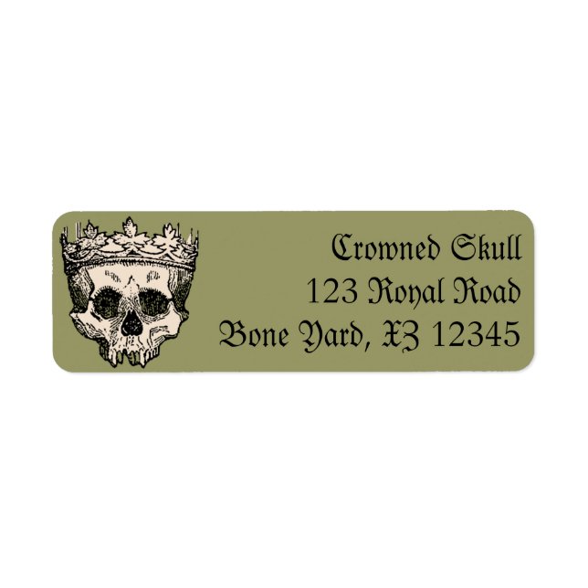 Vintage Crowned Skull (Front)