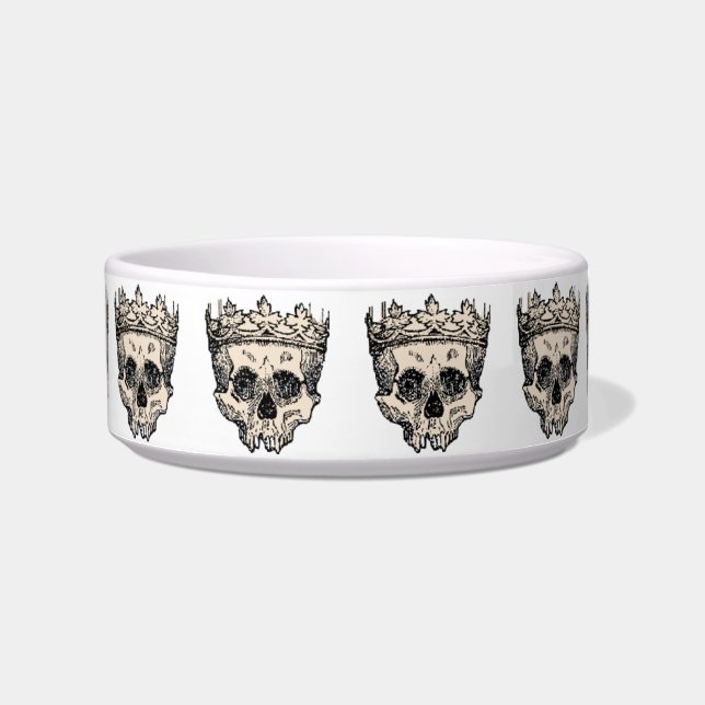 Vintage Crowned Skulls Bowl (Front)