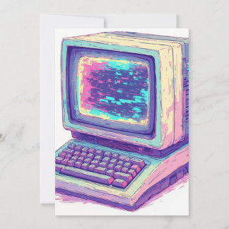 Vintage CRT computer from the late 1990s - 2 Invitation