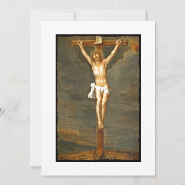 Vintage Crucifixion Image (Front)